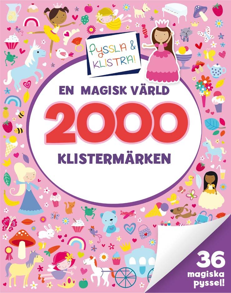 2000 klistermärken. En magisk värld