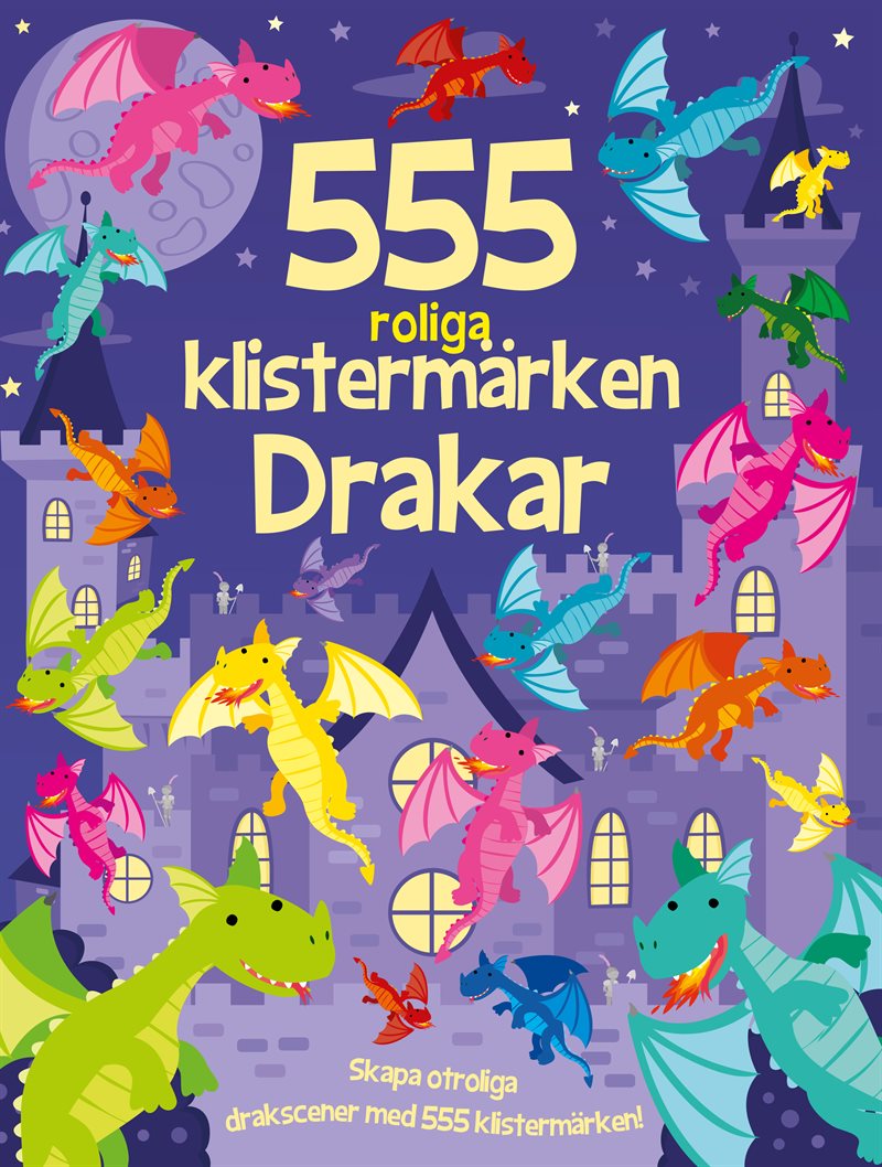 555 roliga klistermärken. Drakar