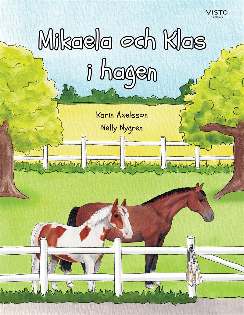 Mikaela och Klas i hagen