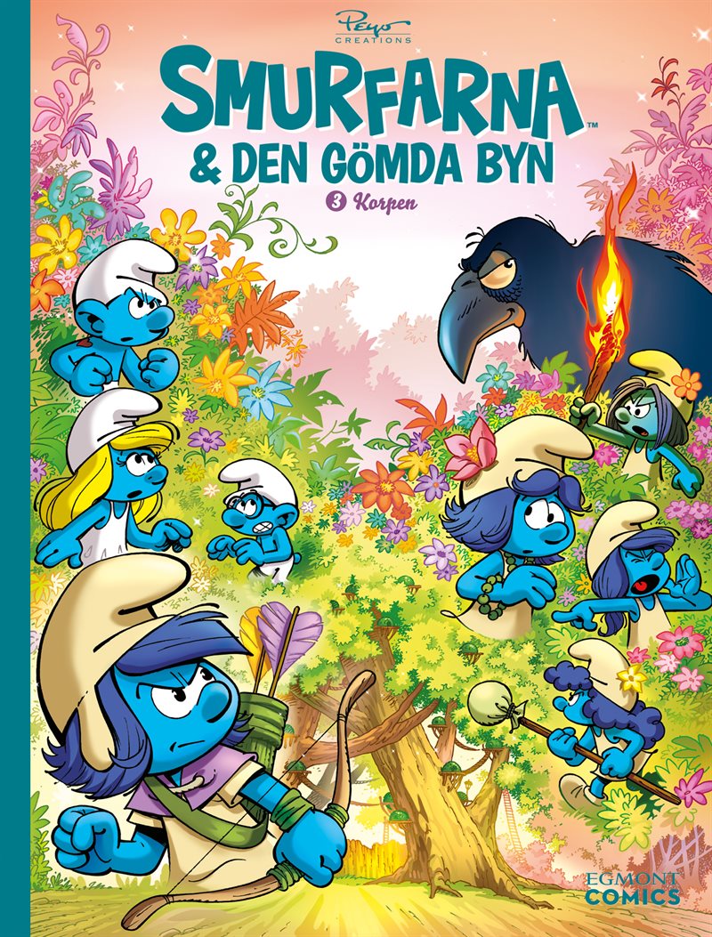 Smurfarna och den gömda byn : Korpen