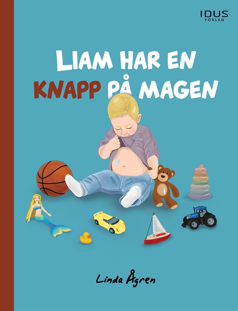 Liam har en knapp på magen