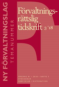 Förvaltningsrättslig tidskrift 3 2018