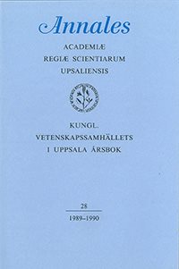 Kungl. Vetenskapssamhällets i Uppsala årsbok 28/1989-1990