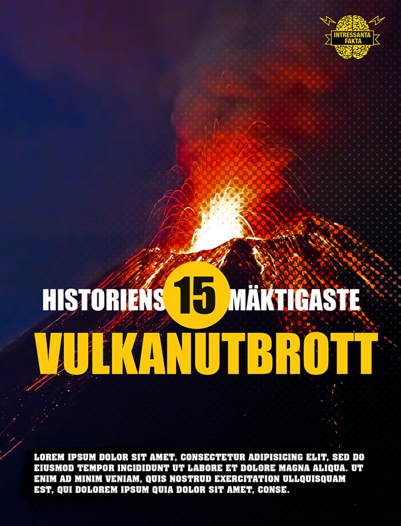 Historiens 15 mäktigaste vulkanutbrott