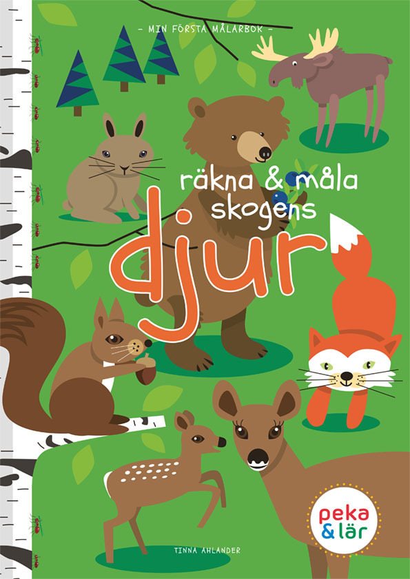 Räkna och måla skogens djur