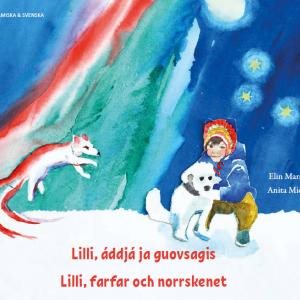 Lilli, farfar och norrskenet (umesamiska och svenska)