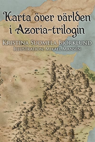 Karta över världen i Azoria-trilogin