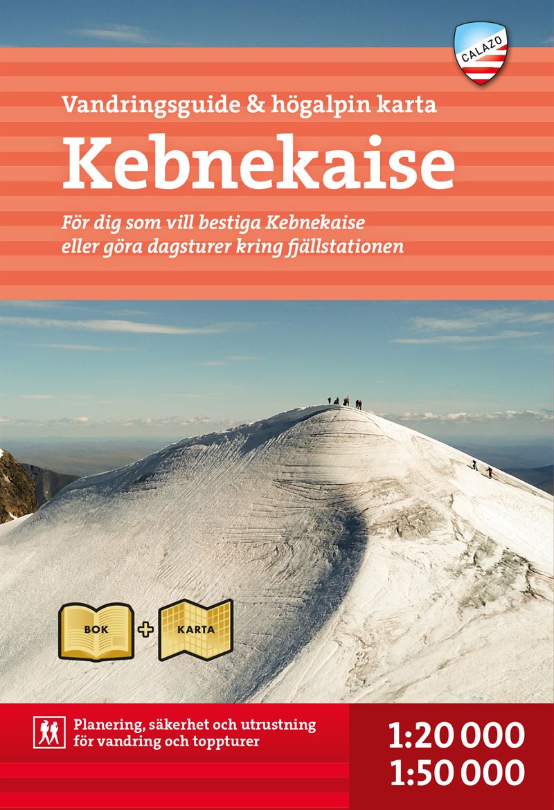 Kebnekaise - vandringsguide & högalpin karta