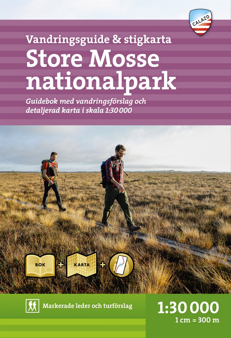 Stora Mosse nationalpark - vandringsguide och stigkarta