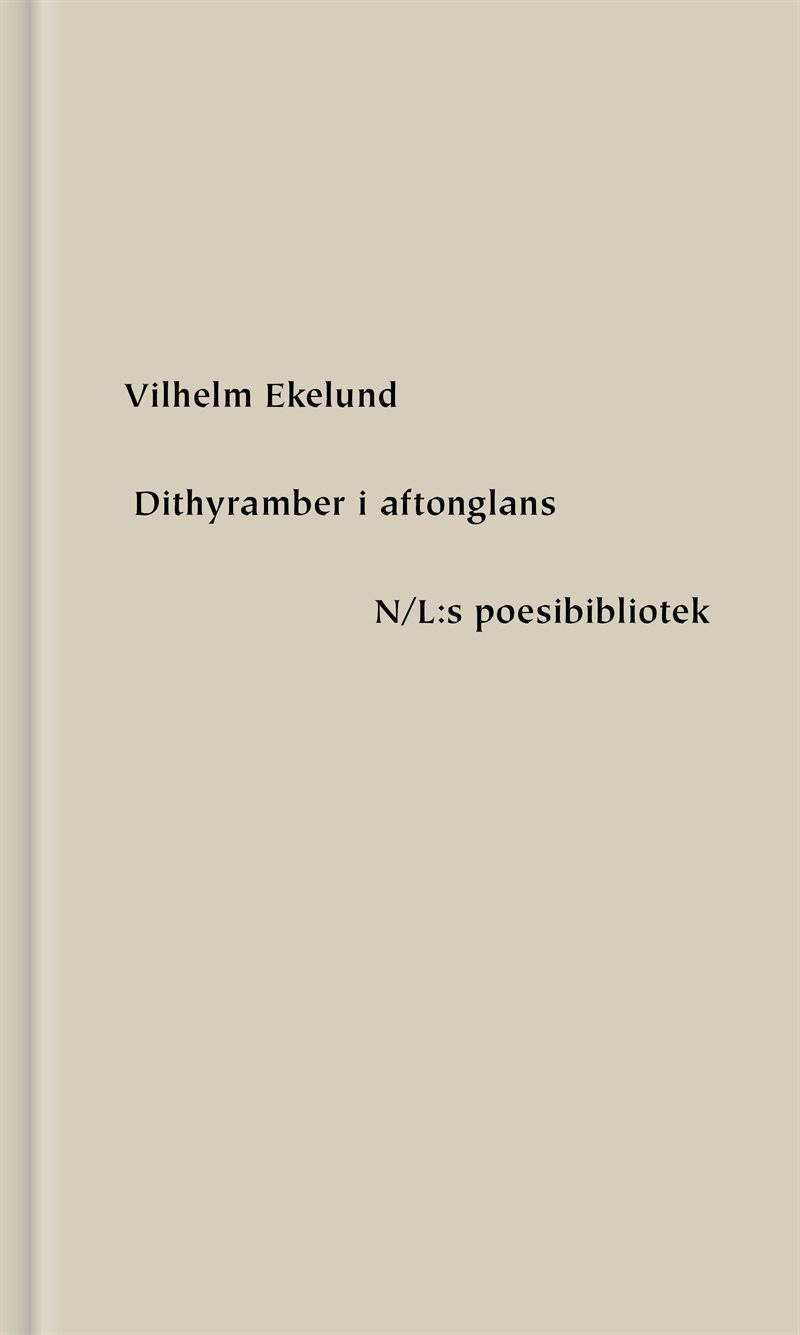 Dithyramber i aftonglans