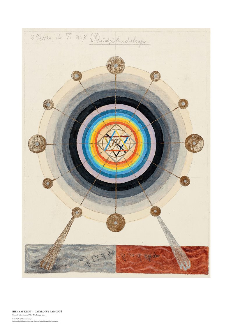 Hilma af Klint : Geometric Series VI, No. 7