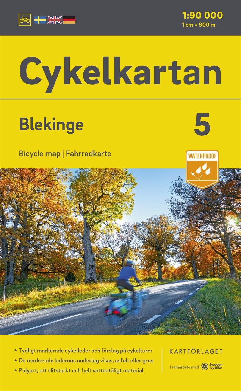 Cykelkartan Blad 5 Blekinge 2023-2025