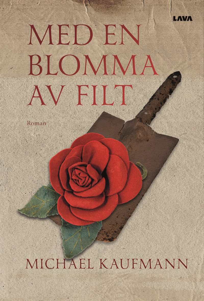 Med en blomma av filt