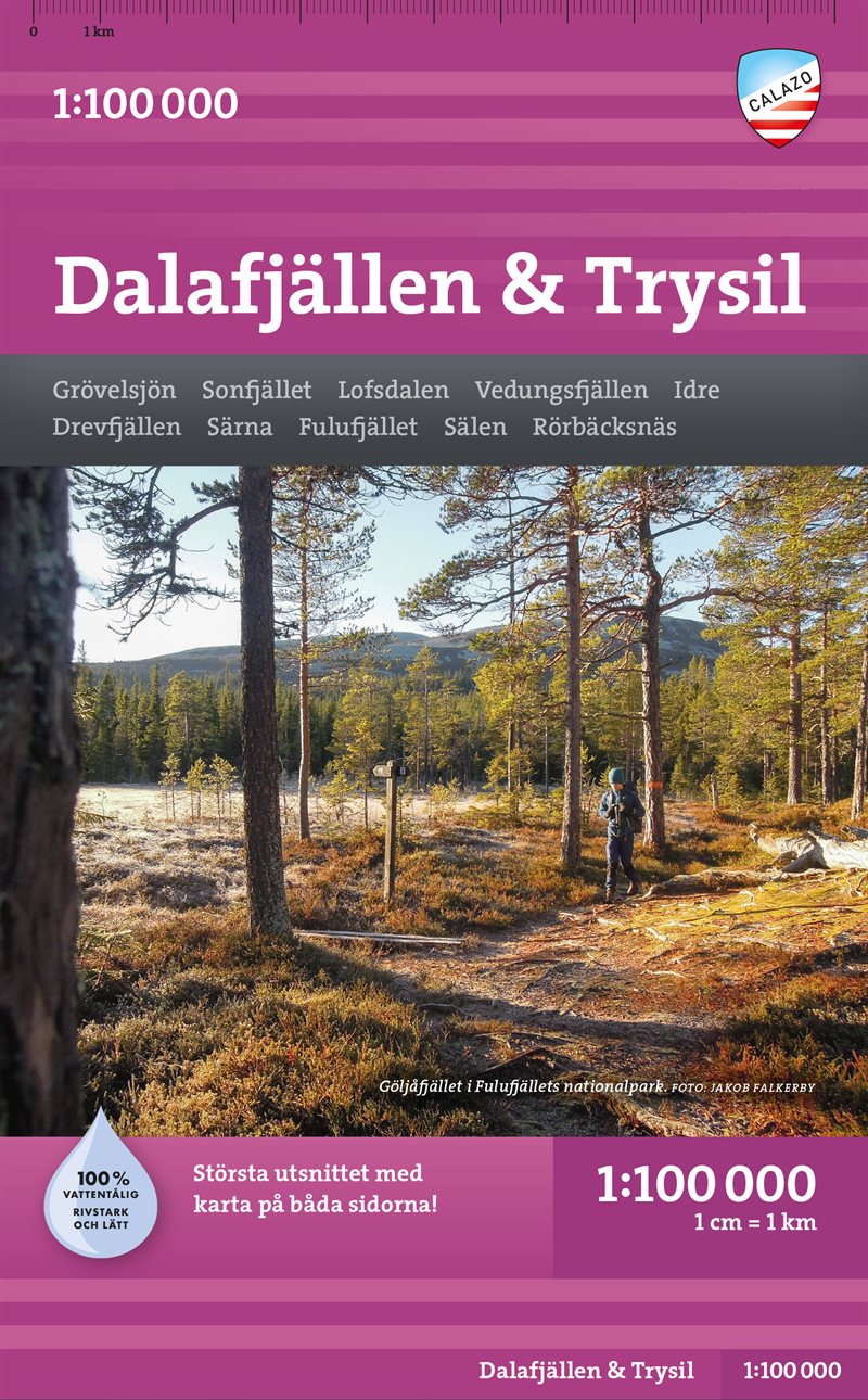 Dalafjällen & Trysil 1:100000