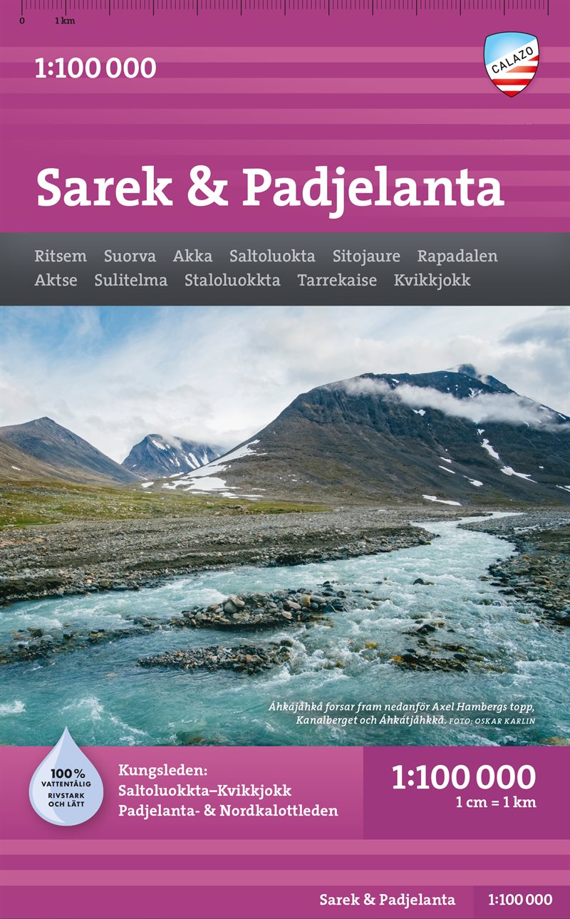 Sarek & Padjelanta 1:100000