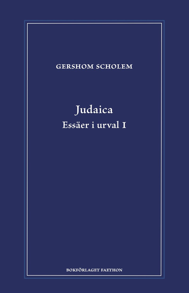 Judaica. Essäer i urval 1