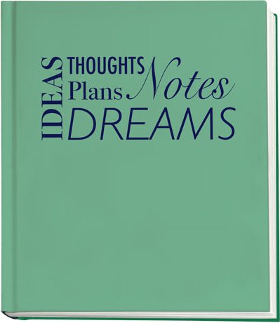 Ideas, Thoughts, Plans, Notes, Dreams : Anteckningsbok