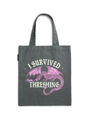 Fourth Wing: I Survived Threshing (Pink Dragon) Tote Bag