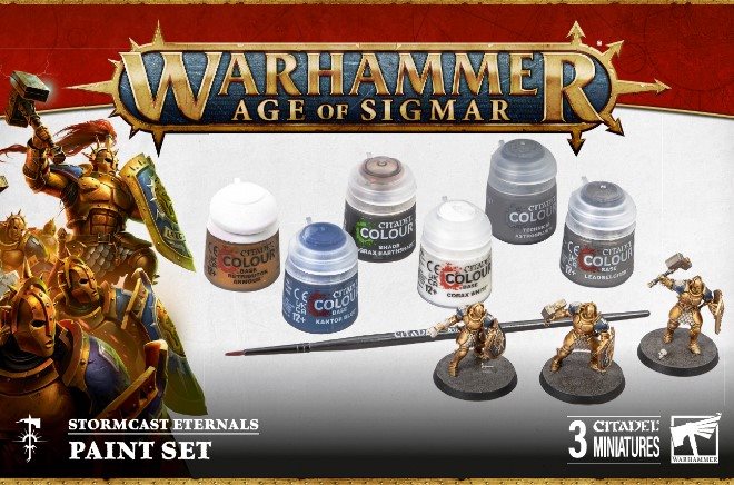 Warhammer Age of Sigmar Stormcast Eternals Vindictors paintset