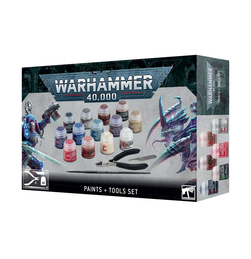 Warhammer 40,000 Paints + tool set