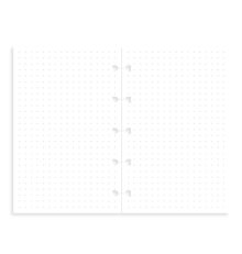 Filofax Anteckningsbok Refill Pocket Dotted