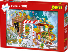 Pussel Bamse Jul 100 bitar