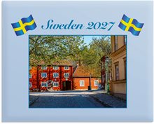 Väggkalender Sweden 2027 med kuvert