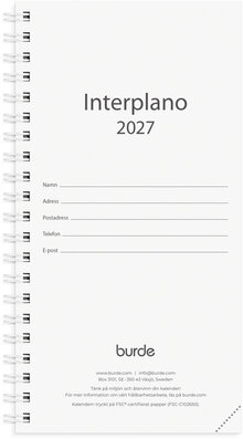Kalender 2027 Interplano refill