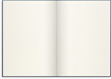 Anteckningsbok linnetextil A4 Linjerad mörkblå