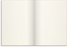 Anteckningsbok linnetextil A4 Linjerad rosa