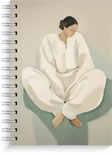 Anteckningsbok - Notebook - blank A5 Serene