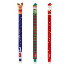 Erasable gel pen 3-pack Julmotiv