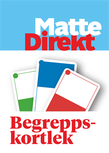 Matte Direkt 8 Begreppskortlek Blå (5-pack)