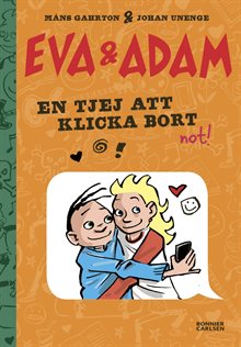 En tjej att klicka bort