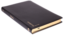 Bibel 2000 Slimline - Bonded leather svart
