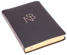 nuBibeln slimline - Bonded leather svart