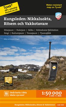 Kungsleden: Nikkaluokta, Ritsem & Vakkotavare 1:50.000