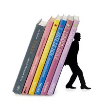 Bokstöd Bokhållaren – Svart metall